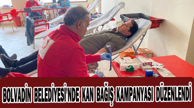 BOLVADİN BELEDİYESİ’NDE KAN BAĞIŞ KAMPANYASI DÜZENLENDİ