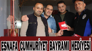 Belediyemizden İlçemiz Esnafına Cumhuriyet Bayramı Hediyesi