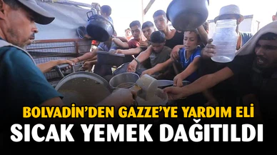 Bolvadin'den Gazze'ye yardım eli uzandı