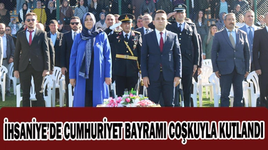 İHSANİYE’DE CUMHURİYET BAYRAMI COŞKUYLA KUTLANDI