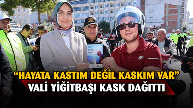 Vali Yiğitbaşı, kask kullanımına dikkat çekti