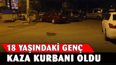 Motosikletli Genç Kaza Kurbanı Oldu