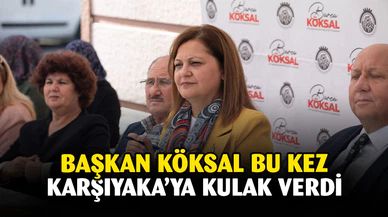 Köksal Karşıyaka Mahallesi'nin Sorunlarına Kulak Verdi