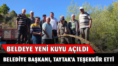 Taşoluk'a Yeni İçme Suyu Kuyusu