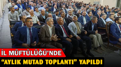 Müftülük'te "Aylık Mutad Toplantı" Yapıldı