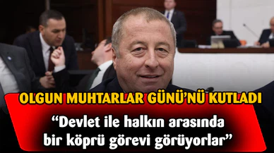 Olgun'dan Muhtarlara Kutlama Mesajı