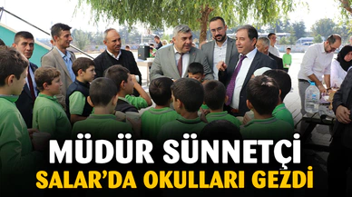 Müdür Sünnetçi Okul Ziyaretlerine Devam Ediyor