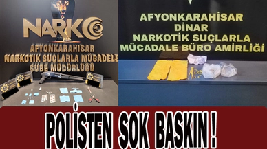 Polisten uyuşturucu baskını: 3 kişi tutuklandı