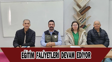 TOPRAK VE SULAMA SUYU ANALİZ EĞİTİM FAALİYETLERİ DEVAM EDİYOR