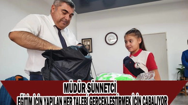EĞİTİM İÇİN YAPILAN HER TALEBİ GERÇEKLEŞTİRMEK İÇİN ÇABALIYOR