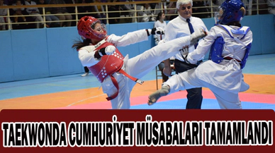 Minikler ve Yıldızlar Taekwondo Cumhuriyet Kupası Müsabakaları tamamlandı