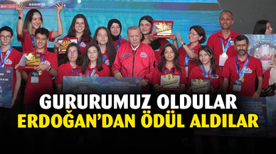 Afyon'un Gururu Oldular Erdoğan'dan Ödül Aldılar
