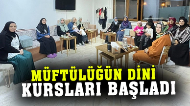 Müftülük kursları başladı