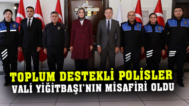 Vali Yiğitbaşı, toplum destekli polisleri ağırladı
