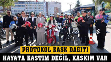 Vali Yiğitbaşı, kask kullanımına dikkat çekti