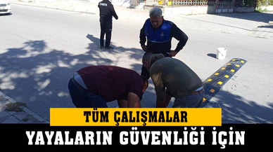 Yaya güvenliği için önlemler alındı