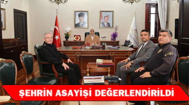 Afyonkarahisar’ın asayişi değerlendirdi
