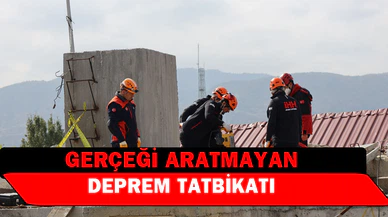 Afyonkarahisar gerçeği aratmayan tatbikat