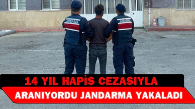 14 yıl hapis cezasıyla aranan şahıs yakalandı
