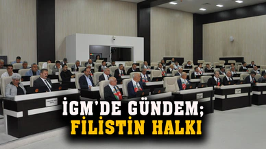 İGM’de gündem; Filistin