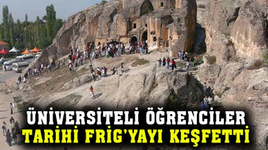Afyonkarahisar GSB Yurtlarından Üniversiteli Gençlere Frigya Gezisi