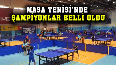 Masa Tenisi Küçükler Türkiye Şampiyonası Afyonkarahisar’da Sona Erdi