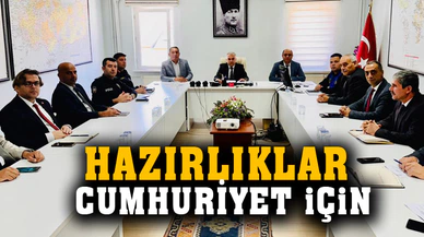 29 Ekim Cumhuriyet Bayramı kutlama komitesi toplantısı gerçekleştirildi