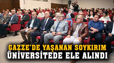 “Birinci Yılında Gazze Soykırımı” İİBF’de konuşuldu