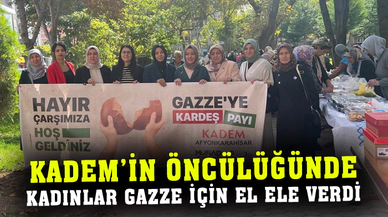 Gazze için hayır çarşısı kuruldu