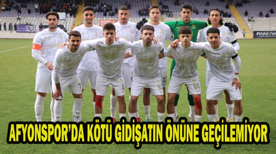 AFYONSPOR’DA KÖTÜ GİDİŞATIN ÖNÜNE GEÇİLEMİYOR