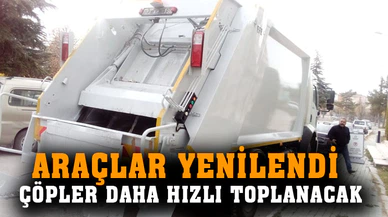 Bolvadin'de çöple daha hızlı toplacak