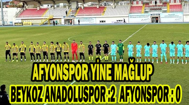 AFYONSPOR YİNE MAĞLUP