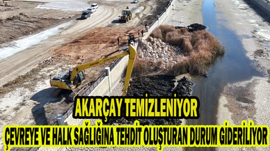 AKARÇAY TEMİZLENİYOR