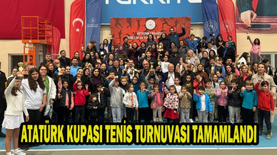 ATATÜRK KUPASI TENİS TURNUVASI TAMAMLANDI