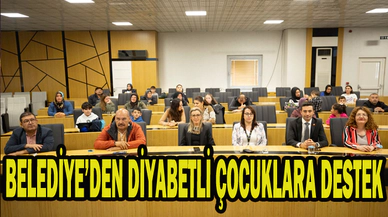 BELEDİYE’DEN DİYABETLİ ÇOCUKLARA DESTEK