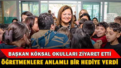 Başkan Köksal'dan Öğretmenlere Anlamlı Hediye