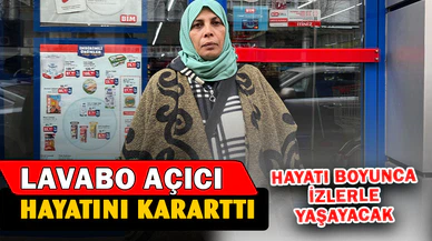 Lavabo açıcısı yüzüne patladı hayatı karardı