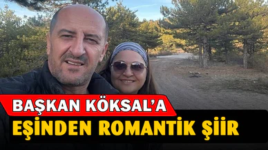 Köksal'dan romantik paylaşım