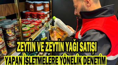ZEYTİN VE ZEYTİN YAĞI SATIŞI YAPAN İŞLETMELERE YÖNELİK DENETİM
