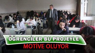 Bu uygulamayla öğrencileri motive oluyor