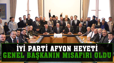İYİ Parti Afyonkarahisar Merkez İlçe Teşkilatı TBMM grup toplantısına katıldı