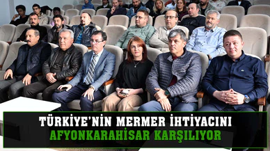 Türkiye’nin mermer ihtiyacının büyük bir bölümünü Afyon karşılıyor