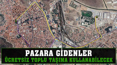 Ücretsiz toplu taşıma hizmetimiz başladı