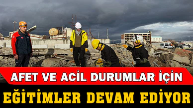 ANDA AFSÜ Ekibi Eğitimlerine Hız Kesmeden Devam Ediyor
