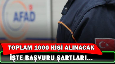 AFAD Personel Alacak ! İşte Detaylar...
