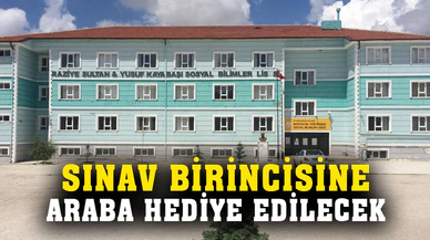 YKS Türkiye birincisine olan öğrenciye; otomobil hediye edilecek
