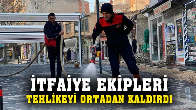 İtfaiye ekipleri görevinin başında