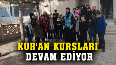 Kur'an Kursları devam ediyor