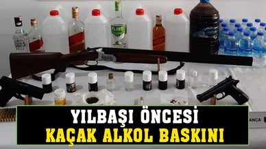 Afyonkarahisar’da litrelerce sahte alkol yakalandı