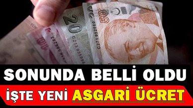 Son Dakika! Yeni Asgari Ücret Belli Oldu